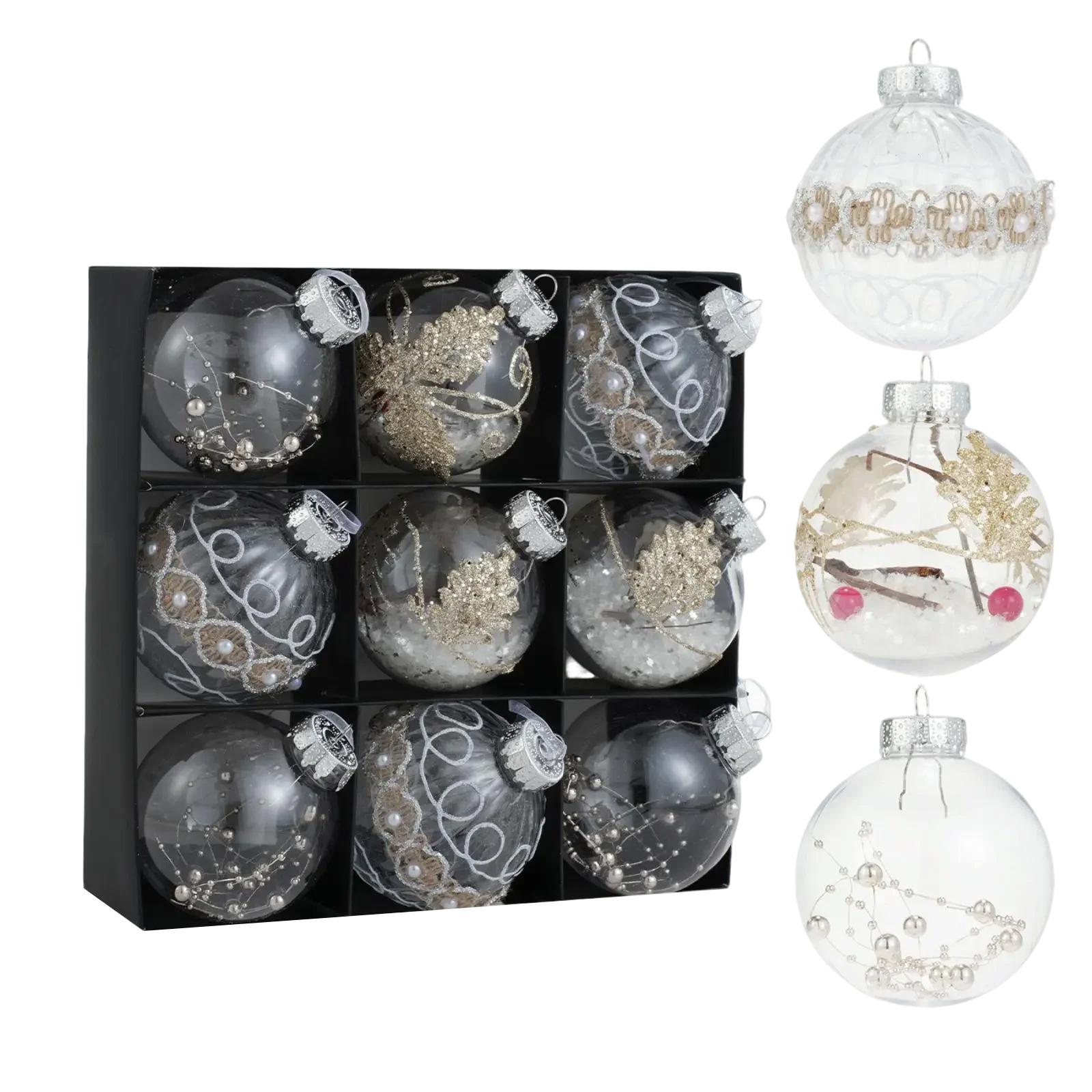 8cm 9pcs Painted Colored Sticky Christmas Ball Set Boxed Christmas Decorations Christmas Tree Ornaments One Size
8cm 9pcs Painted Colored Sticky Christmas Ball Set Boxed Christmas Decorations Christmas Tree Ornaments One Size