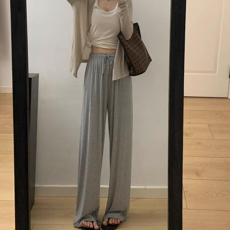 Summer Thin High Waist Drape Loose Straight Casual Mosquito-proof Sunscreen Pants L темно-серого
Summer Thin High Waist Drape Loose Straight Casual Mosquito-proof Sunscreen Pants L темно-серого