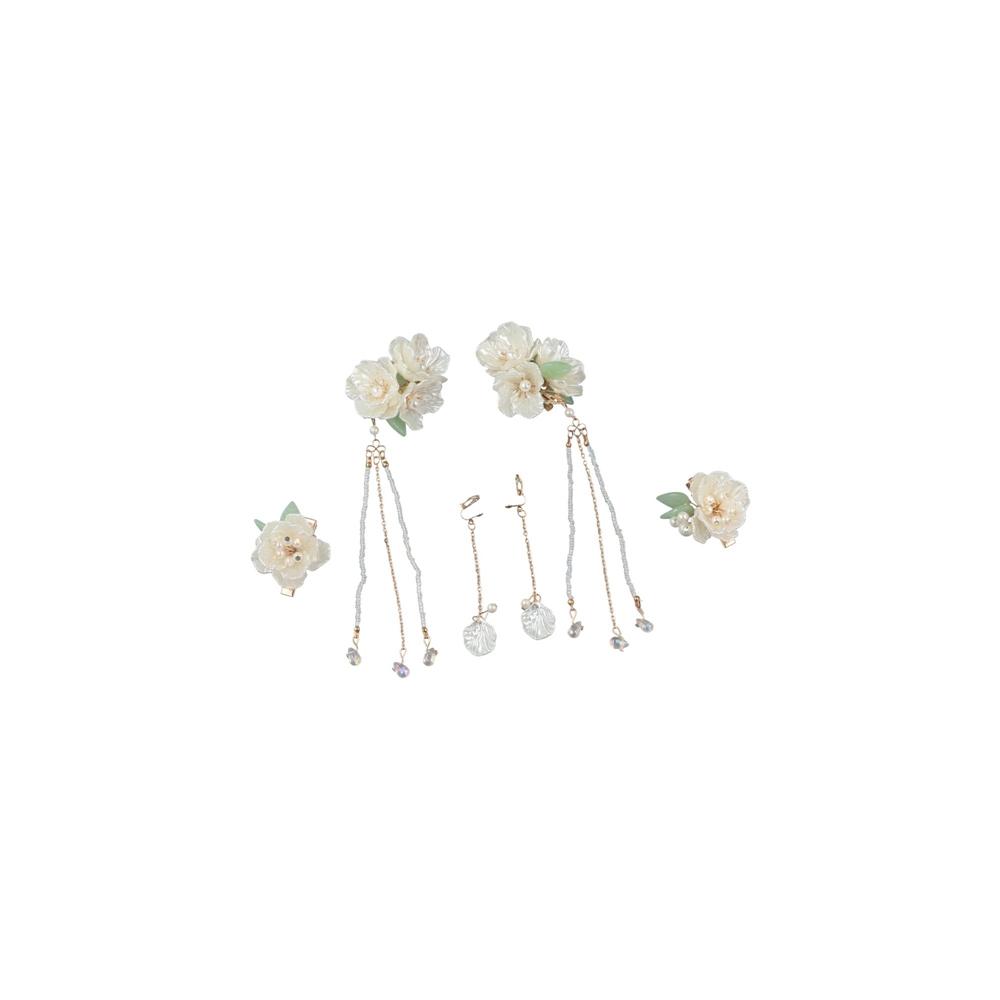Shell Flower Tassel Hairpin Pearl Chinese Style Barrettes Retro Hanfu Hair Clip Set Hanfu белый
Shell Flower Tassel Hairpin Pearl Chinese Style Barrettes Retro Hanfu Hair Clip Set Hanfu белый