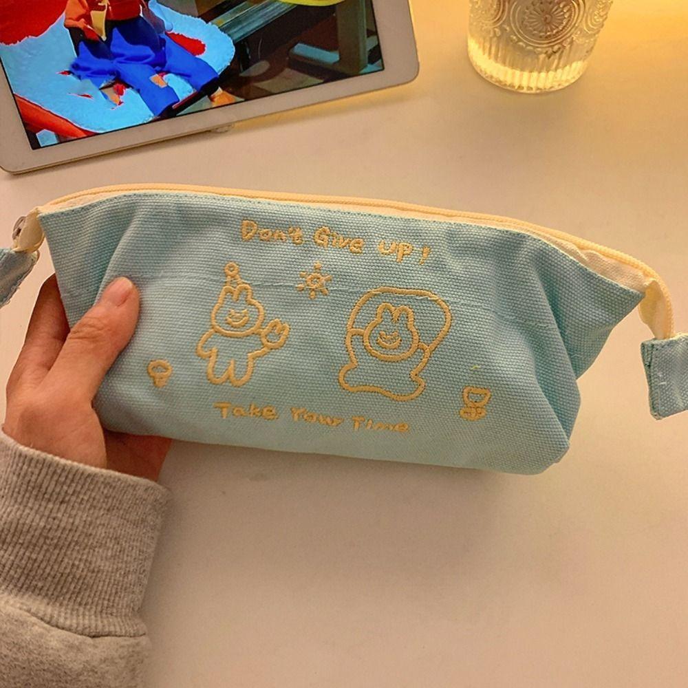 Letter Rabbit Pencile Bag Flower Desk Storage Organization Fashion Makeup Lipstick Bag Men синий 
Letter Rabbit Pencile Bag Flower Desk Storage Organization Fashion Makeup Lipstick Bag Men синий