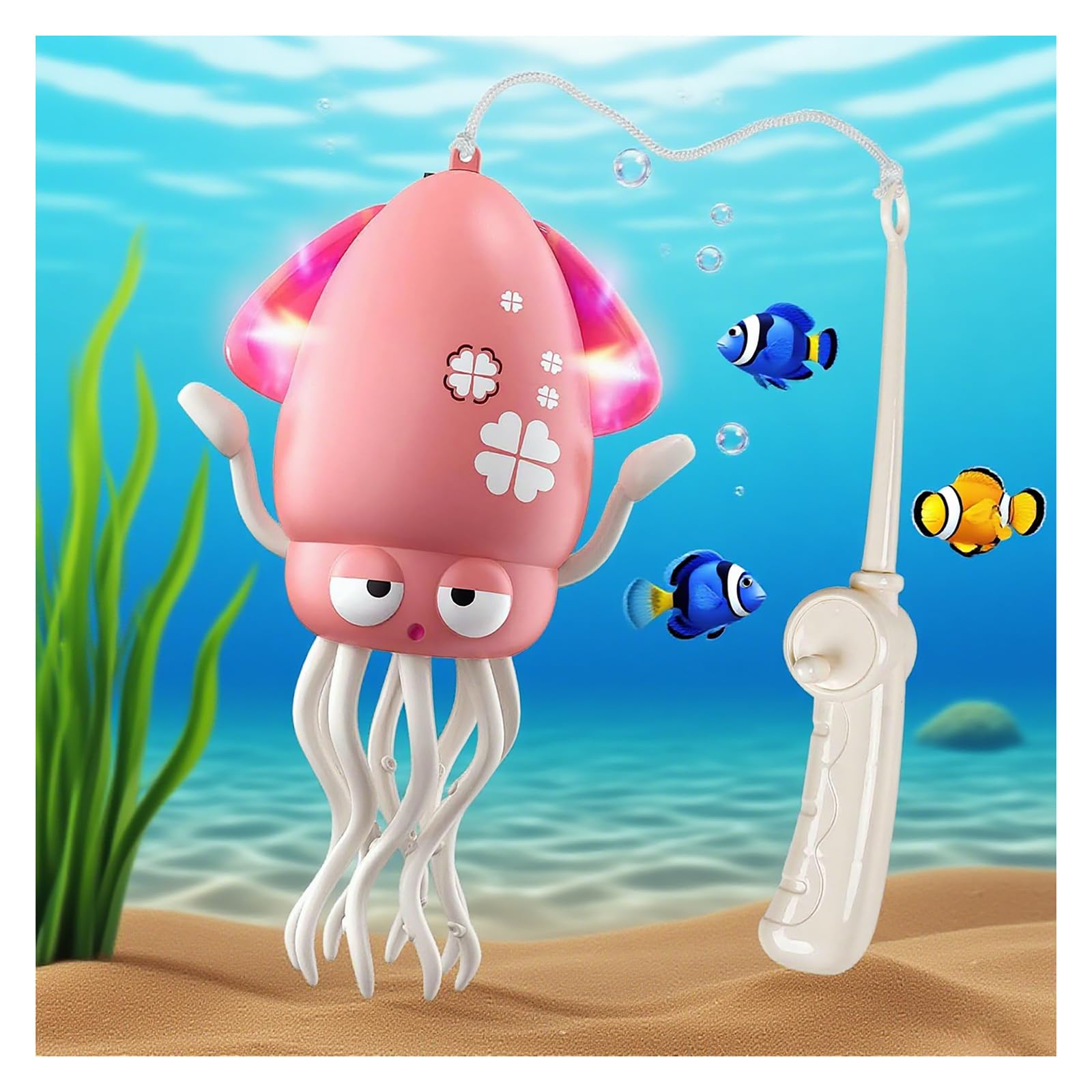 Squid Toy, Crawling Toy, Moving and Dancing Octopus, Electric Squid Toy, Moving Electric Auto-Avoidance Octopus with LED Lights and Music, Automatic
Squid Toy, Crawling Toy, Moving and Dancing Octopus, Electric Squid Toy, Moving Electric Auto-Avoidance Octopus with LED Lights and Music, Automatic