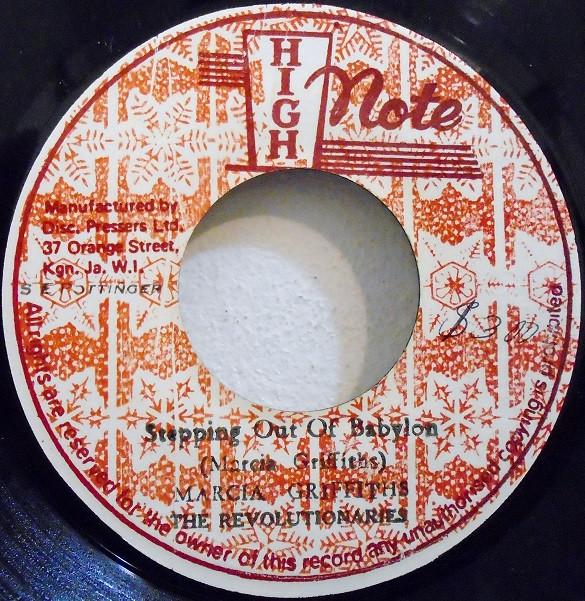 7inch Record MARCIA GRIFFITHS THE REVOLUTIONAR Stepping Out Of Babylon NONE High Note Jamaica Reggae Ska Dub Used
7inch Record MARCIA GRIFFITHS THE REVOLUTIONAR Stepping Out Of Babylon NONE High Note Jamaica Reggae Ska Dub Used