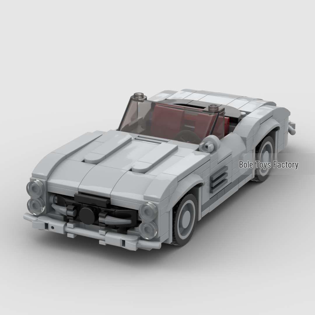 MOC-набор, совместимый с Lego: Модель спортивного автомобиля кабриолета Mercedes-Benz 300SL
MOC-набор, совместимый с Lego: Модель спортивного автомобиля кабриолета Mercedes-Benz 300SL