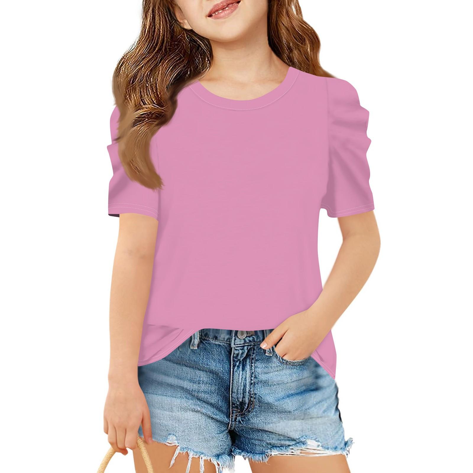 Summer Girls Short-Sleeved Top, Children s Round-Neck -Color Casual T-Shirt 150
Summer Girls Short-Sleeved Top, Children s Round-Neck -Color Casual T-Shirt 150