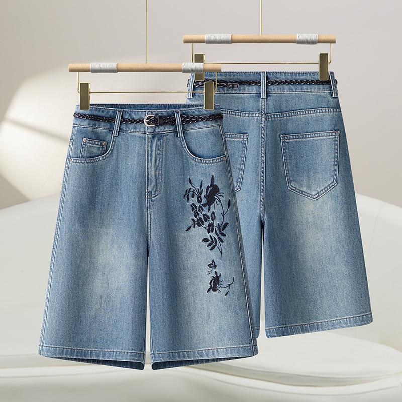 2025 New Retro High-Waist Women s Wide-Leg Denim Shorts with Chinese Embroidery - Summer Style XL (Fits 58-63 kg) синий
2025 New Retro High-Waist Women s Wide-Leg Denim Shorts with Chinese Embroidery - Summer Style XL (Fits 58-63 kg) синий