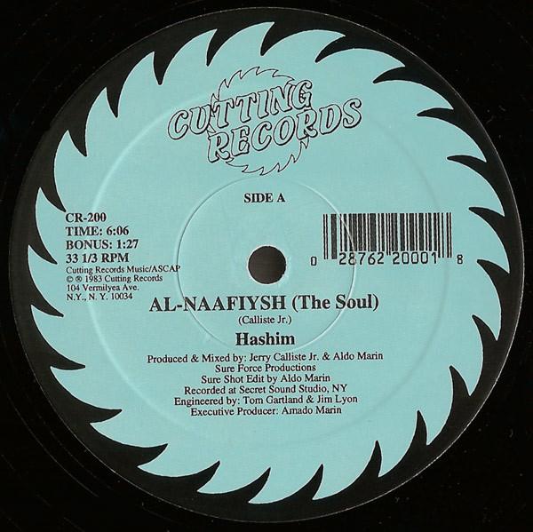 12inch Record HASHIM - Al-Naafiysh (The Soul) CR200 Cutting Records 1994 US Dance & Electronica Used
12inch Record HASHIM - Al-Naafiysh (The Soul) CR200 Cutting Records 1994 US Dance & Electronica Used