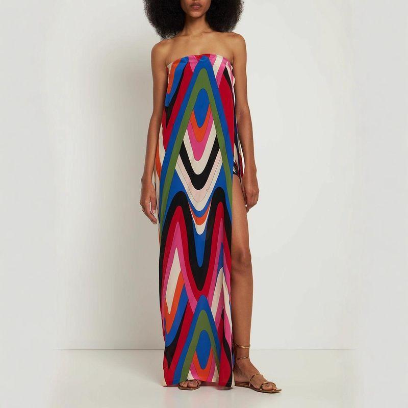 Fashion Print Loose plus Size Robe Vacation Beach Stripes Coat Dress Women Blue XS
Fashion Print Loose plus Size Robe Vacation Beach Stripes Coat Dress Women Blue XS