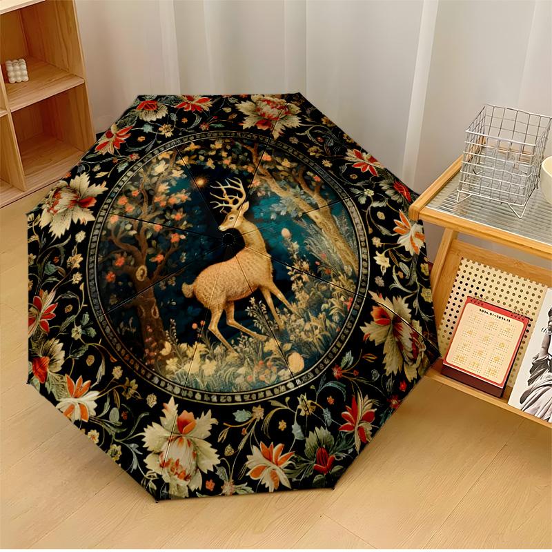 Deer Sunset by Lake Printed umbrella windproof folding umbrella portable sun and rain umbrella suitable for gifting
Deer Sunset by Lake Printed umbrella windproof folding umbrella portable sun and rain umbrella suitable for gifting