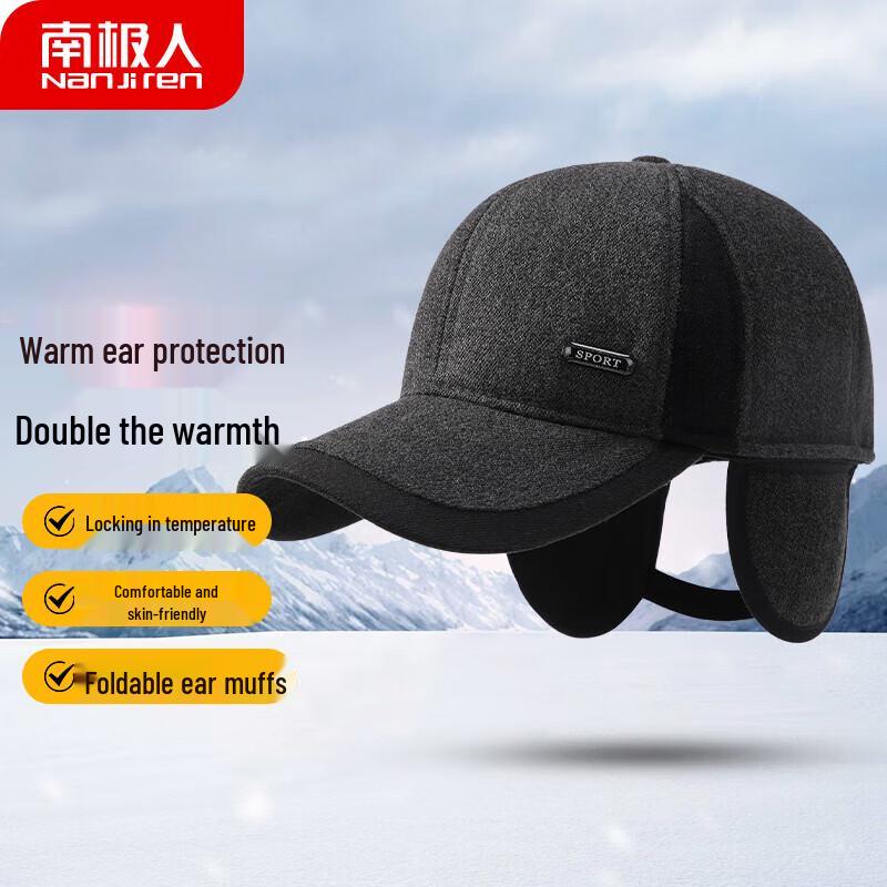Nanjiren Men s Winter Earflap Baseball Cap
Nanjiren Men s Winter Earflap Baseball Cap
