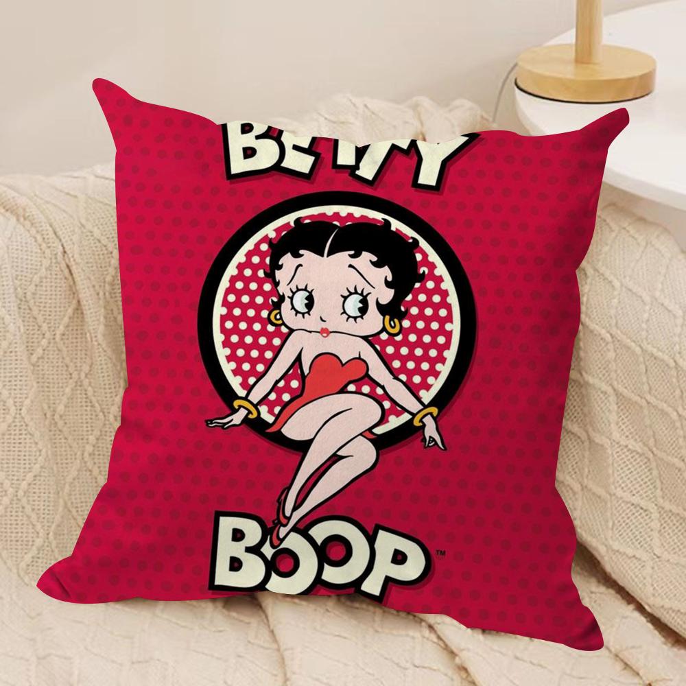 BBetty BoopS Cute Cushion Cover Silky Short Plush Invisible Zipper Dustproof Sofa Pillow Case For Home Decor 30x30cm
BBetty BoopS Cute Cushion Cover Silky Short Plush Invisible Zipper Dustproof Sofa Pillow Case For Home Decor 30x30cm