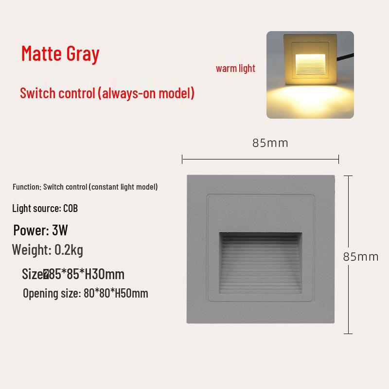 Уличный светодиодный светильник для ступеней с датчиком движения, водонепроницаемый встраиваемый алюминиевый плинтусный светильник 4000K (Neutral Light)
Уличный светодиодный светильник для ступеней с датчиком движения, водонепроницаемый встраиваемый алюминиевый плинтусный светильник 4000K (Neutral Light)