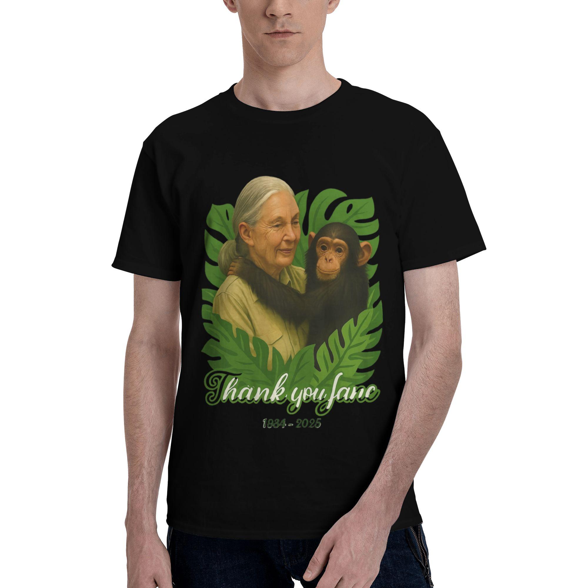 Awesome Janes Goodalls T-Shirt Men Women Crewneck Pure Cotton T Shirts Short Sleeve Tees Gift Idea Clothes L
Awesome Janes Goodalls T-Shirt Men Women Crewneck Pure Cotton T Shirts Short Sleeve Tees Gift Idea Clothes L