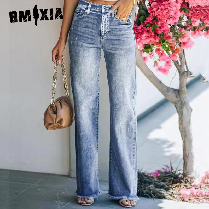 Джинсы женские GMXIA Washed Raw Edge со средней талией, свободные, прямые S светло-синий
Джинсы женские GMXIA Washed Raw Edge со средней талией, свободные, прямые S светло-синий