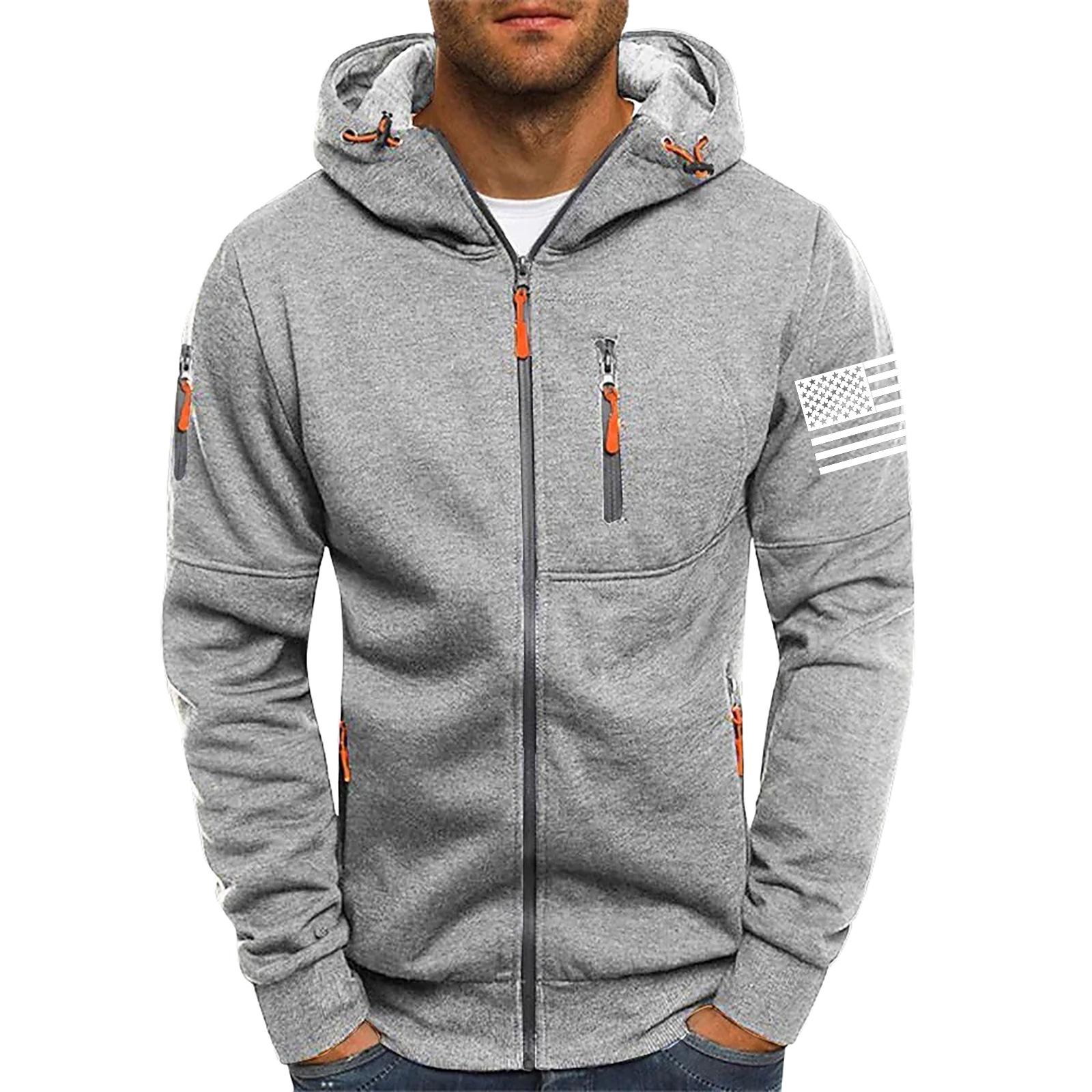 Men s Fashionable Solid Color Zip-Up Sport Hoodie XL світло-сірий колір
Men s Fashionable Solid Color Zip-Up Sport Hoodie XL світло-сірий колір