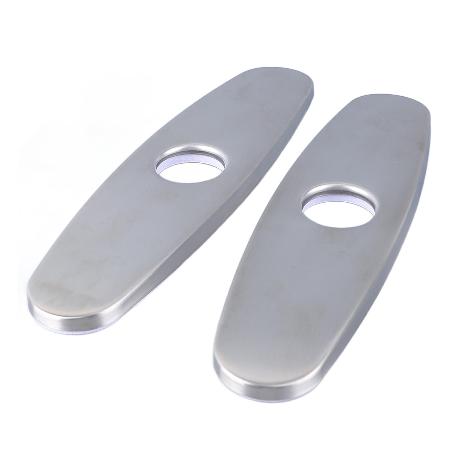 2PCS Hole Cover Deck Plate Pull Down Faucet Plate Stainless Steel Easy Maintenance Anti Leakage for Kitchen Sink
2PCS Hole Cover Deck Plate Pull Down Faucet Plate Stainless Steel Easy Maintenance Anti Leakage for Kitchen Sink