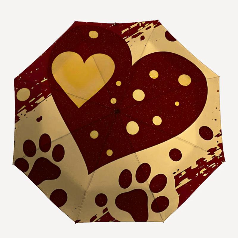 1pc PawPrint HeartAutomatic Open/close Umbrella, 8-Rib sturdy structure, Portable Travel Umbrella, Parties, Everyday Usec37
1pc PawPrint HeartAutomatic Open/close Umbrella, 8-Rib sturdy structure, Portable Travel Umbrella, Parties, Everyday Usec37