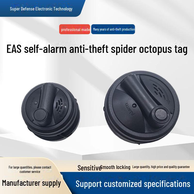 Противоугонная сигнализация EAS с самозвучащим двойным замком Small spider mark, wire rope 60cm
Противоугонная сигнализация EAS с самозвучащим двойным замком Small spider mark, wire rope 60cm