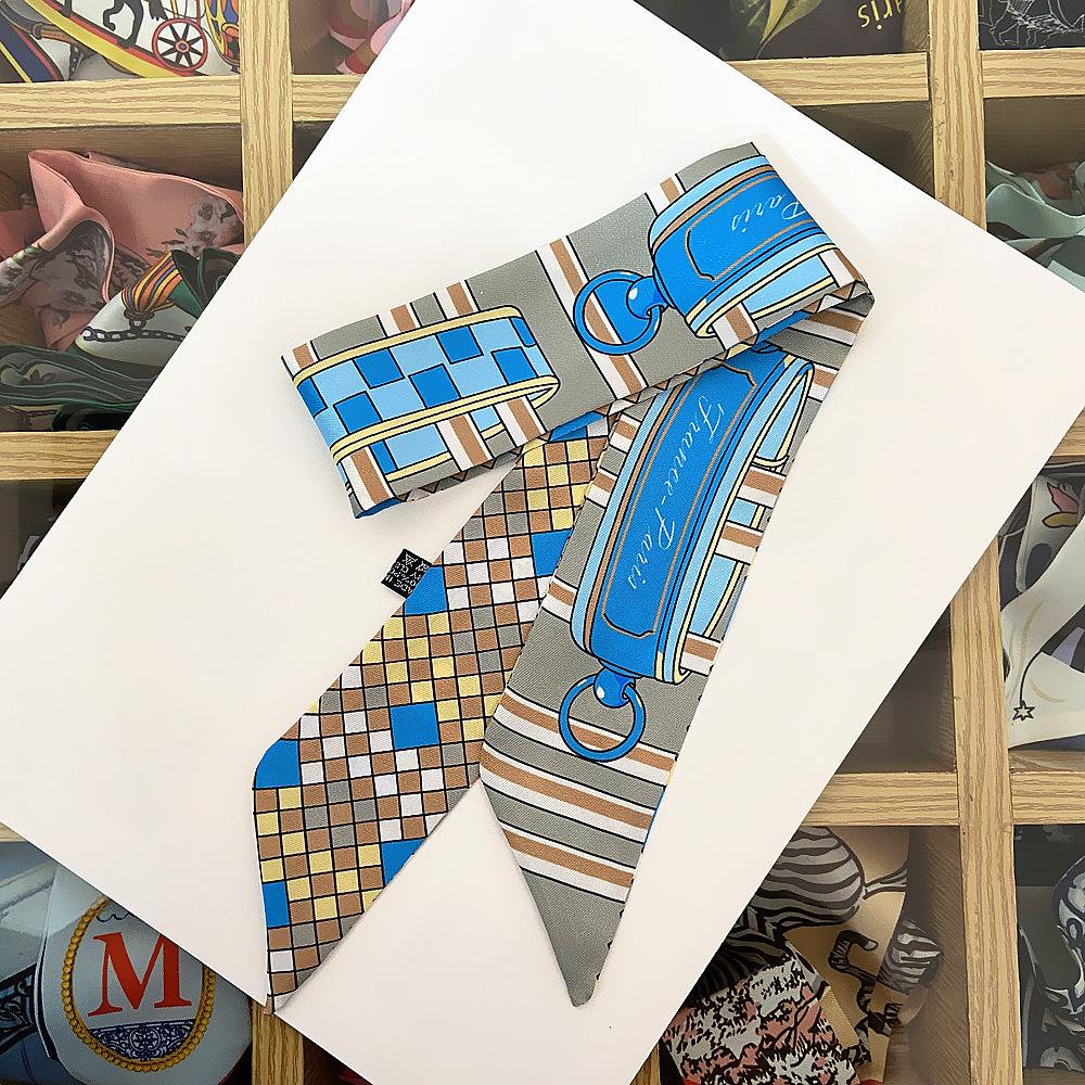 Printed Silk Scarf for Women Summer Lightweight Neck Scarf Collar Bandana Bag Strap Decorative Present Gift Accessories 85x5cm
Printed Silk Scarf for Women Summer Lightweight Neck Scarf Collar Bandana Bag Strap Decorative Present Gift Accessories 85x5cm