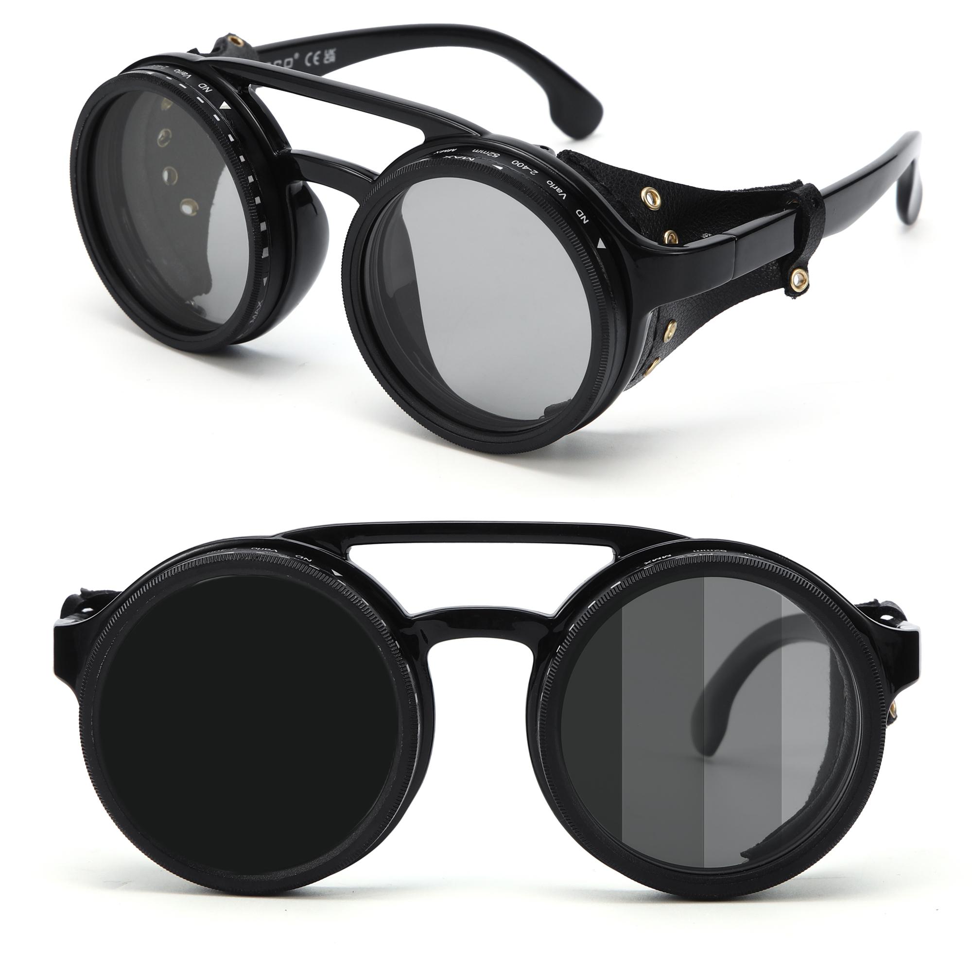 ND9 adjustable dimming sunglasses Retro Punk round men s outdoor fishing UV400 polarized driving sunglasses
ND9 adjustable dimming sunglasses Retro Punk round men s outdoor fishing UV400 polarized driving sunglasses