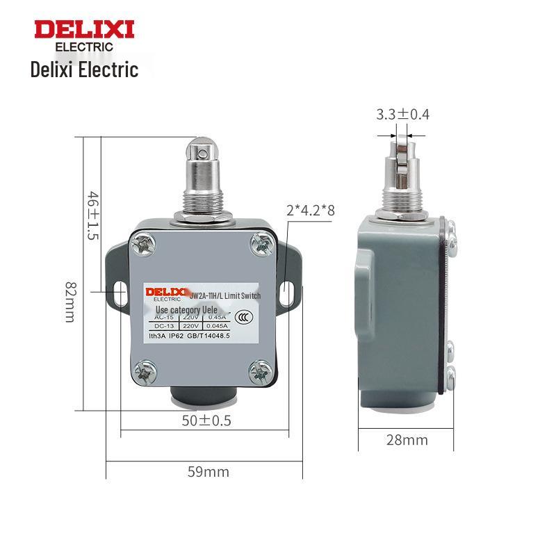 DELIXI JW2A-11H/L Micro Limit Switch for CNC Machine Tools
DELIXI JW2A-11H/L Micro Limit Switch for CNC Machine Tools
