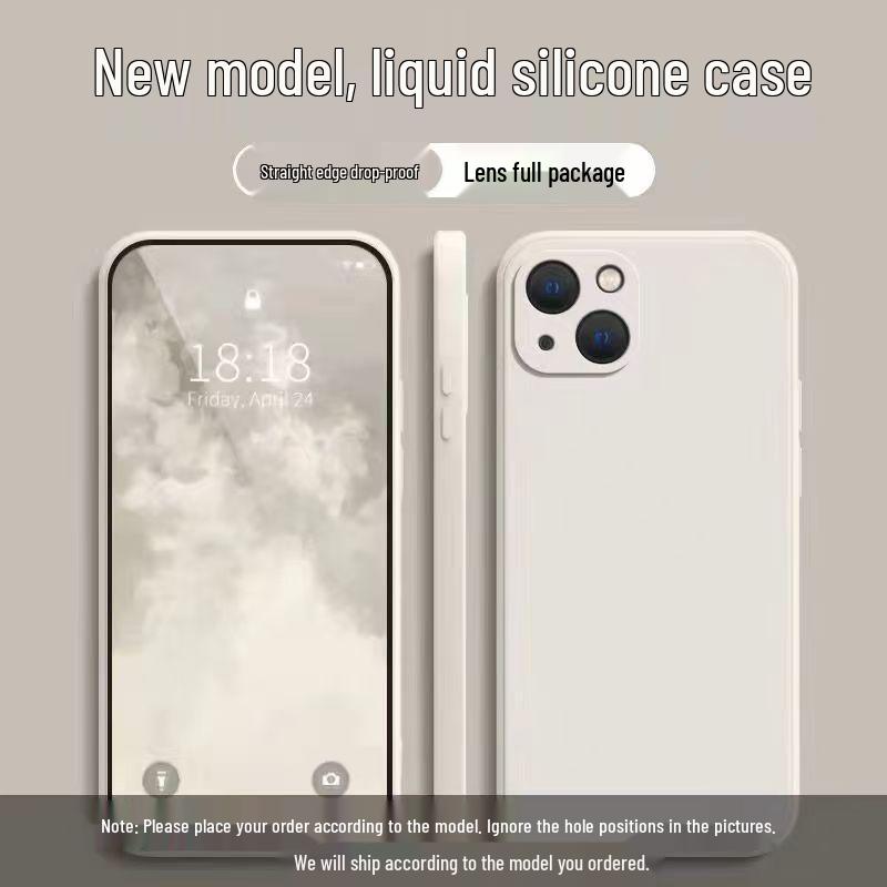 Apple 14 Plus Liquid Silicone Case - Full Coverage, Drop Protection, Solid Color, Simple Style, Skin-Friendly, High-End Feel Apple 14 Plus
Apple 14 Plus Liquid Silicone Case - Full Coverage, Drop Protection, Solid Color, Simple Style, Skin-Friendly, High-End Feel Apple 14 Plus