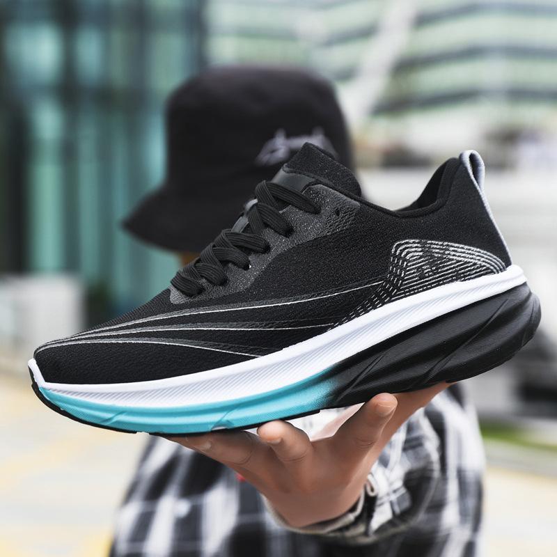 Breathable sports shoes men s fashion versatile flying woven running shoes platform white shoes casual shoes batch 39 чорний
Breathable sports shoes men s fashion versatile flying woven running shoes platform white shoes casual shoes batch 39 чорний