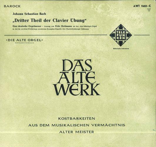 LP Record JOHANN SEBASTIAN BACH FRITZ HEITMA Eine Deutsche Orgelmesse Dritter T AWT9405C TELEFUNKEN Germany Classical Used
LP Record JOHANN SEBASTIAN BACH FRITZ HEITMA Eine Deutsche Orgelmesse Dritter T AWT9405C TELEFUNKEN Germany Classical Used