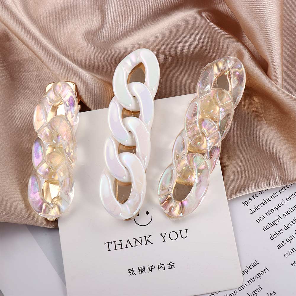 Wear Side Clip Temperament Women Hairpin Duckbill Clip Crystal Chain Hairpin Korean Style Hair Clip
Wear Side Clip Temperament Women Hairpin Duckbill Clip Crystal Chain Hairpin Korean Style Hair Clip