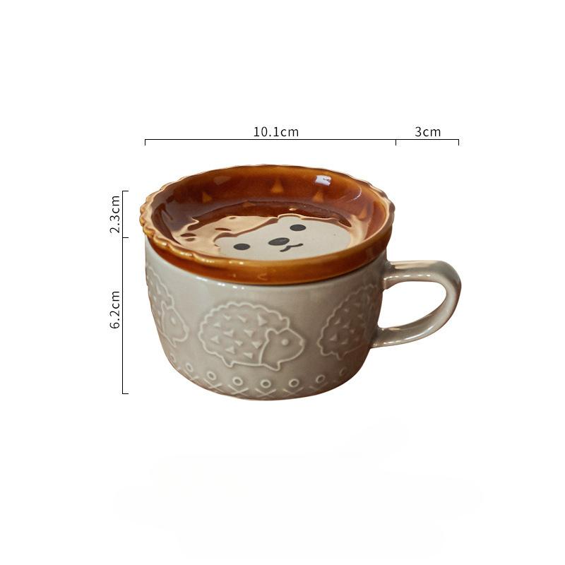 Super cute and creative cute cat ceramic mug with lid high aesthetic cartoon student milk oat cup water cup 201-300ml
Super cute and creative cute cat ceramic mug with lid high aesthetic cartoon student milk oat cup water cup 201-300ml