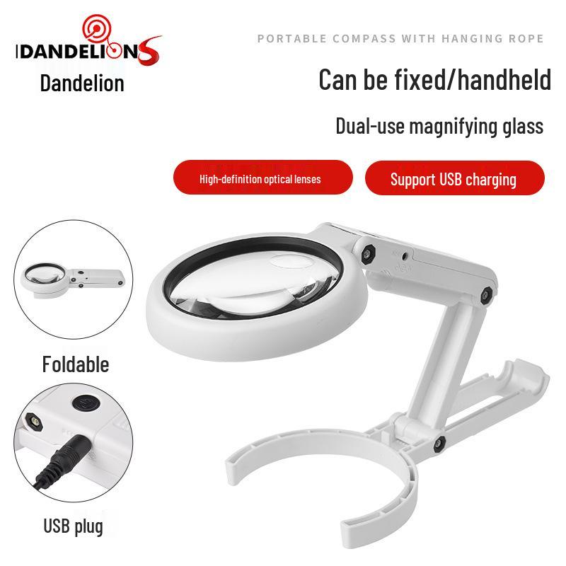 USB Plug 8 LED Handheld Stand Magnifying Glass for Reading & Repair - FS75RC
USB Plug 8 LED Handheld Stand Magnifying Glass for Reading & Repair - FS75RC