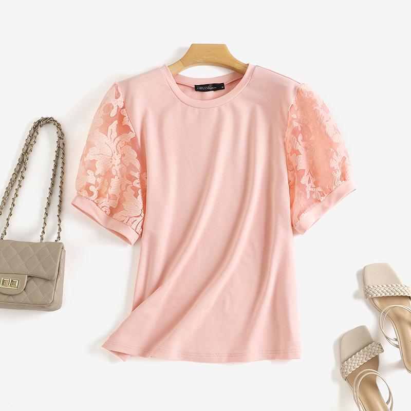 ZANZEA Горячая кружевная летняя блузка Топы с круглым вырезом
ZANZEA Горячая кружевная летняя блузка Топы с круглым вырезом