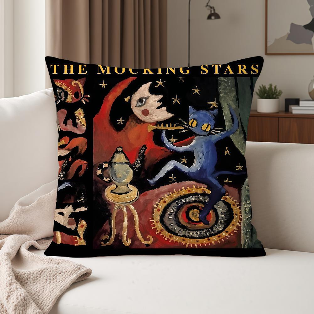 Singer LLAUSSE THE CAT The Mocking Stars Pillow Case Suitable For Bedrooms Living Rooms Cars Home Decoration 30cmx30cm
Singer LLAUSSE THE CAT The Mocking Stars Pillow Case Suitable For Bedrooms Living Rooms Cars Home Decoration 30cmx30cm