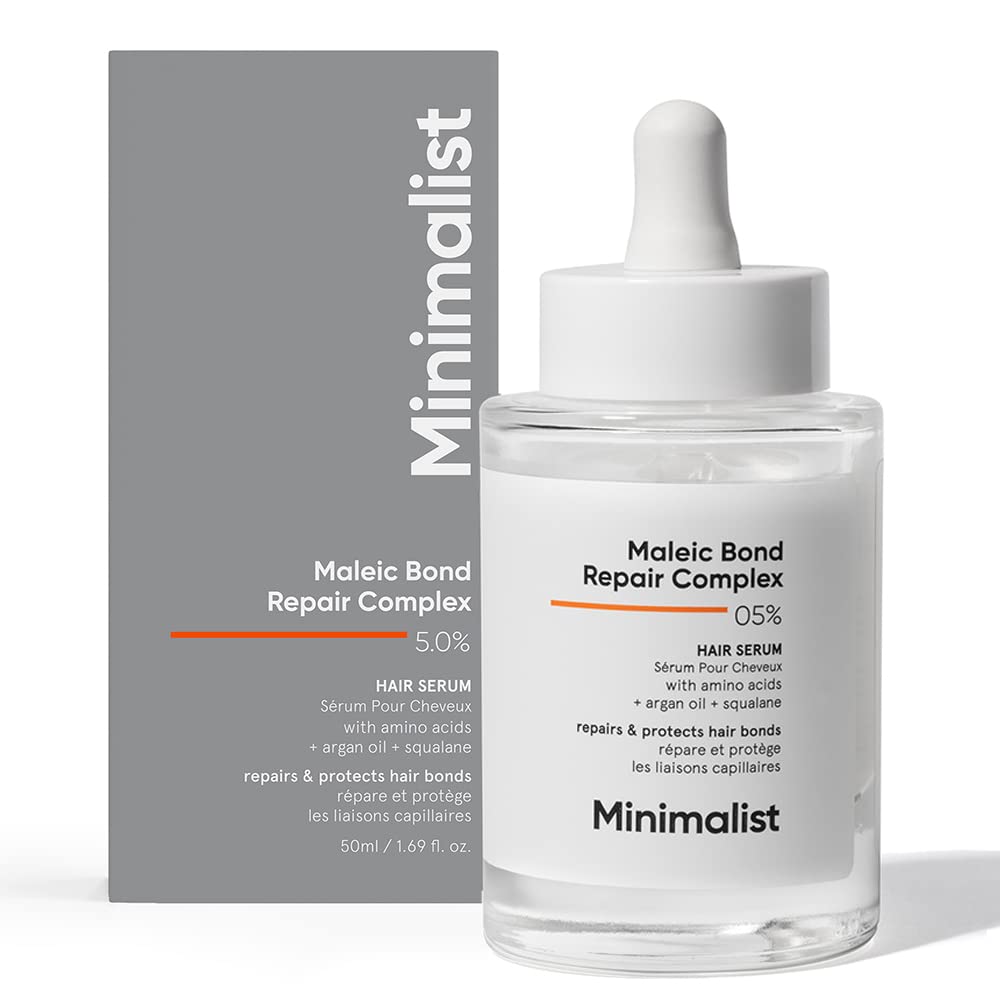 Minimalist Maleic Bond Repair Complex 05% Сыворотка для волос для женщин и мужчин | 50 мл
Minimalist Maleic Bond Repair Complex 05% Сыворотка для волос для женщин и мужчин | 50 мл