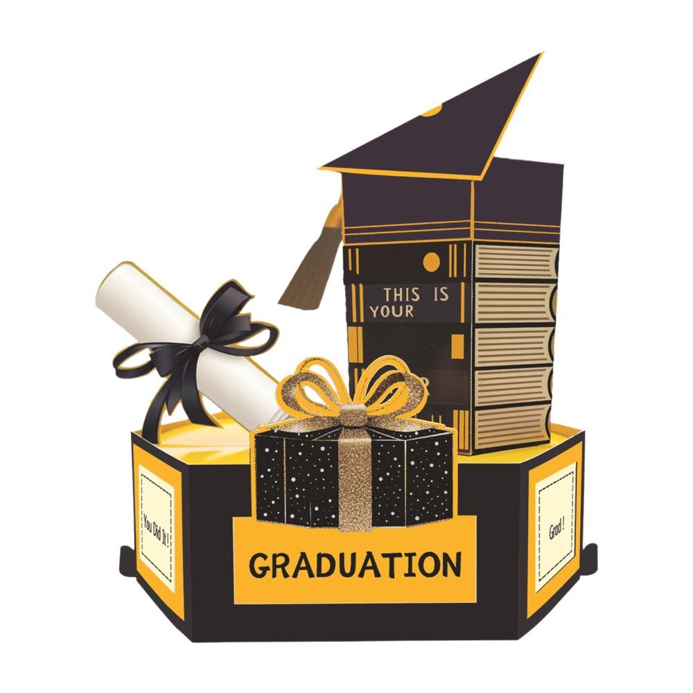 New Pop Up Happy Graduation Card Foldable Best Wishes Congrats Grad Card 3D Greeting Card Gift
New Pop Up Happy Graduation Card Foldable Best Wishes Congrats Grad Card 3D Greeting Card Gift
