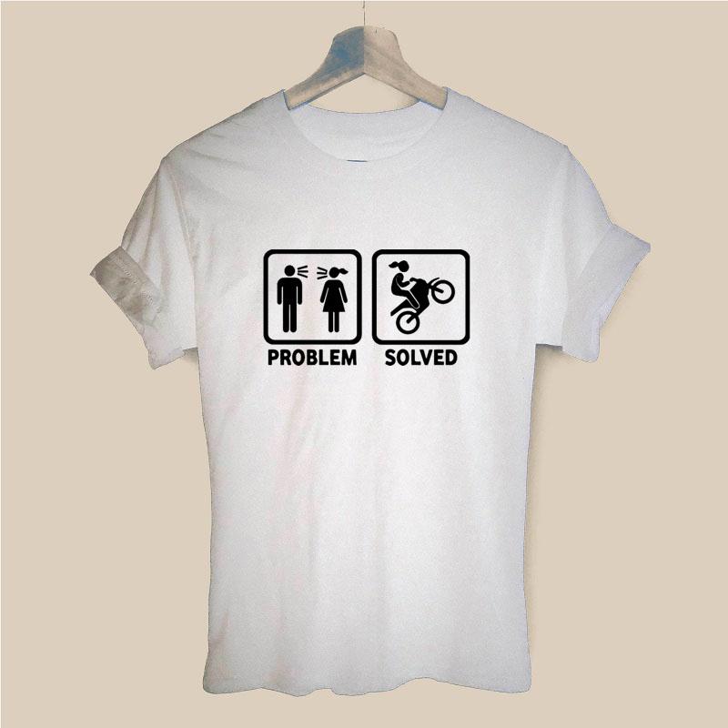 Футболка унисекс «Мотоцикл проблема решена» в стиле Харадзюку, забавная футболка, женская одежда, повседневные топы с короткими рукавами, футболки 4XL
Футболка унисекс «Мотоцикл проблема решена» в стиле Харадзюку, забавная футболка, женская одежда, повседневные топы с короткими рукавами, футболки 4XL