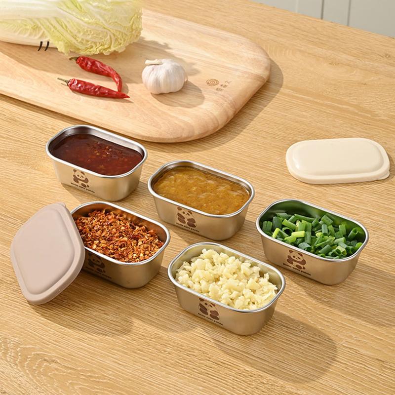 Stainless Steel Condiment Dish Sauce Cup With Sealed Lid Leak-Proof Salad Ketchup Picnic Dish For Outdoor Camping
Stainless Steel Condiment Dish Sauce Cup With Sealed Lid Leak-Proof Salad Ketchup Picnic Dish For Outdoor Camping