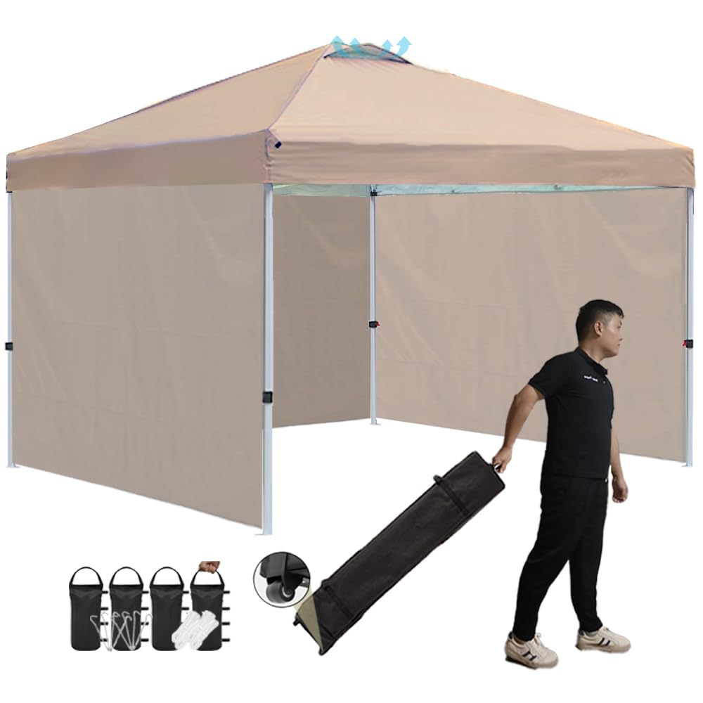 Намет ToopTapu Tarp One-Touch з 3 бічними простирадлами, центральним замком 3 м2,5 м, 3 рівнями регулювання, включає сумку на колесах, великий розмір для 8 осіб, легко
Намет ToopTapu Tarp One-Touch з 3 бічними простирадлами, центральним замком 3 м2,5 м, 3 рівнями регулювання, включає сумку на колесах, великий розмір для 8 осіб, легко