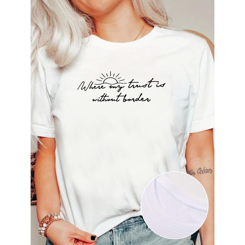 Women Artistic Sunset Print T-Shirt Cotton Crew Neck Short Sleeve All-Season Casual Machine Washable Versatile Top 4XL білий
Women Artistic Sunset Print T-Shirt Cotton Crew Neck Short Sleeve All-Season Casual Machine Washable Versatile Top 4XL білий