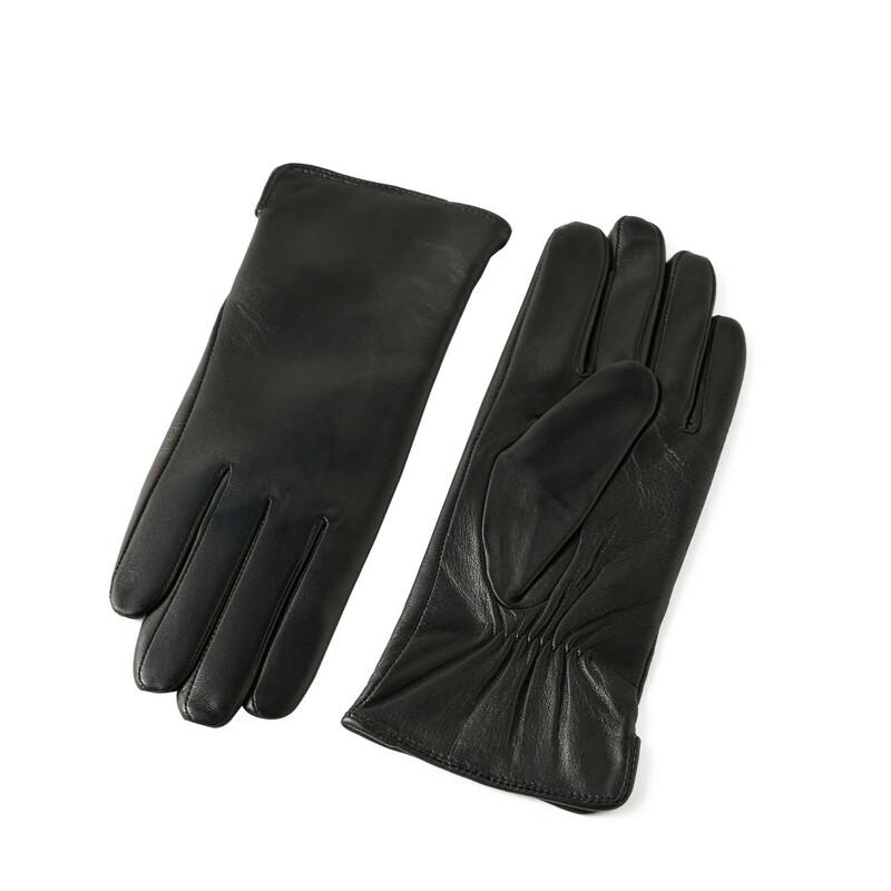 Женские перчатки из витой кожи на флисовой подкладке
Женские перчатки из витой кожи на флисовой подкладке