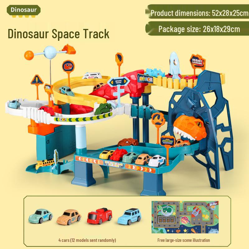 Space Shuttle Adventure: Rocket Theme Car Parking Challenge Toy with Lights & Music for Kids Chinese box + 4 cars (random color) + sticker map
Space Shuttle Adventure: Rocket Theme Car Parking Challenge Toy with Lights & Music for Kids Chinese box + 4 cars (random color) + sticker map