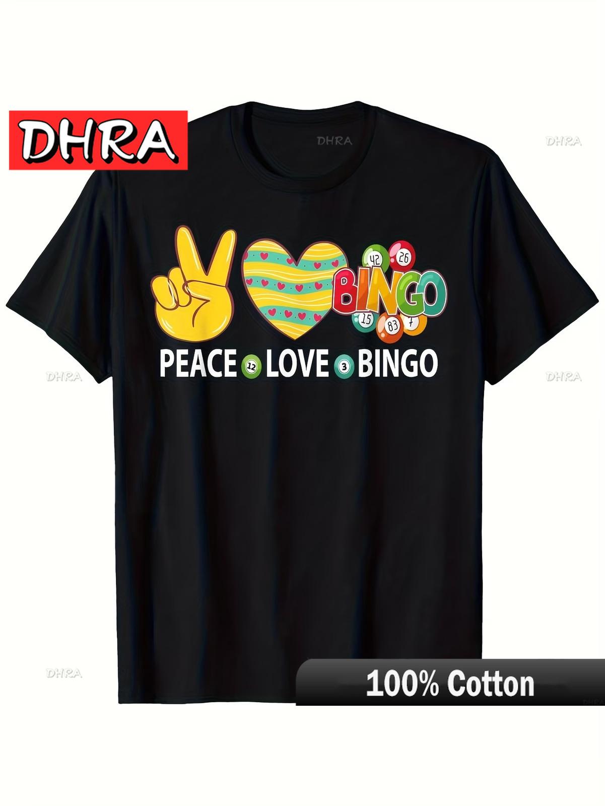 Peace Love Bingo Game Night TShirt Compatible for Group Outfits 100 Cotton 1 with Crew Neck Tee Tops Stylish Hip Hop Trendy 4XL
Peace Love Bingo Game Night TShirt Compatible for Group Outfits 100 Cotton 1 with Crew Neck Tee Tops Stylish Hip Hop Trendy 4XL