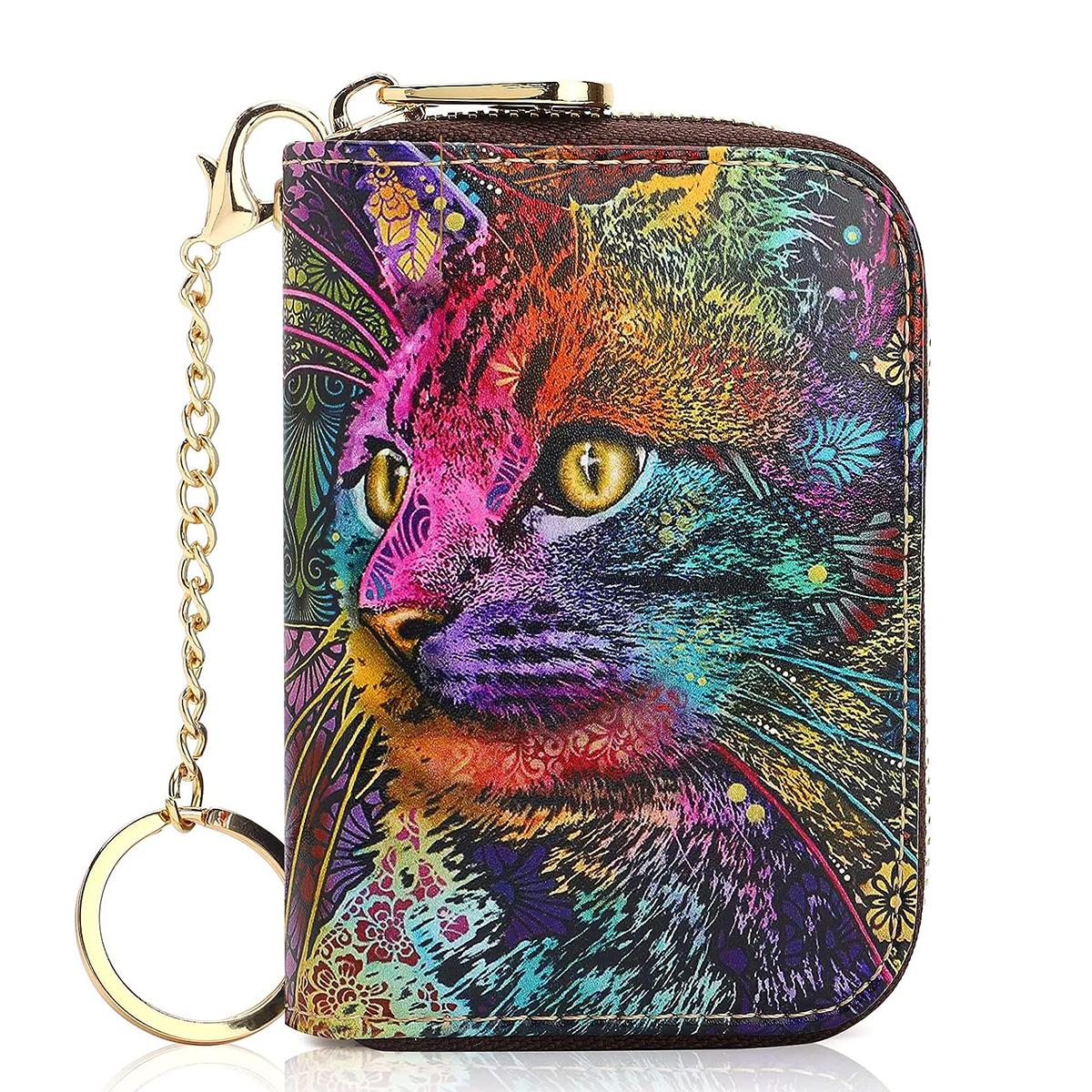 Роскошный RFID-держатель для кредитных карт, кошельки для женщин, кожаный чехол для карт на молнии для дам, брелок-кошелек зелёный
Роскошный RFID-держатель для кредитных карт, кошельки для женщин, кожаный чехол для карт на молнии для дам, брелок-кошелек зелёный