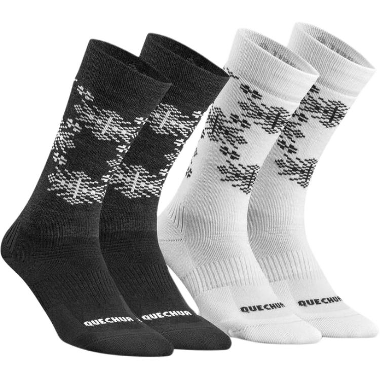 DECATHLON SH500 Comfortable Warm Slim Knit Mid-Leg Socks Men s Two Pairs Snow White/Black 39/42
DECATHLON SH500 Comfortable Warm Slim Knit Mid-Leg Socks Men s Two Pairs Snow White/Black 39/42