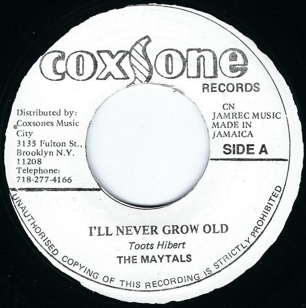 7inch Record MAYTALS SKATALITES Ill Never Grow Old Song Of Love NONE COXSONE Jamaica Reggae Ska Dub Used
7inch Record MAYTALS SKATALITES Ill Never Grow Old Song Of Love NONE COXSONE Jamaica Reggae Ska Dub Used