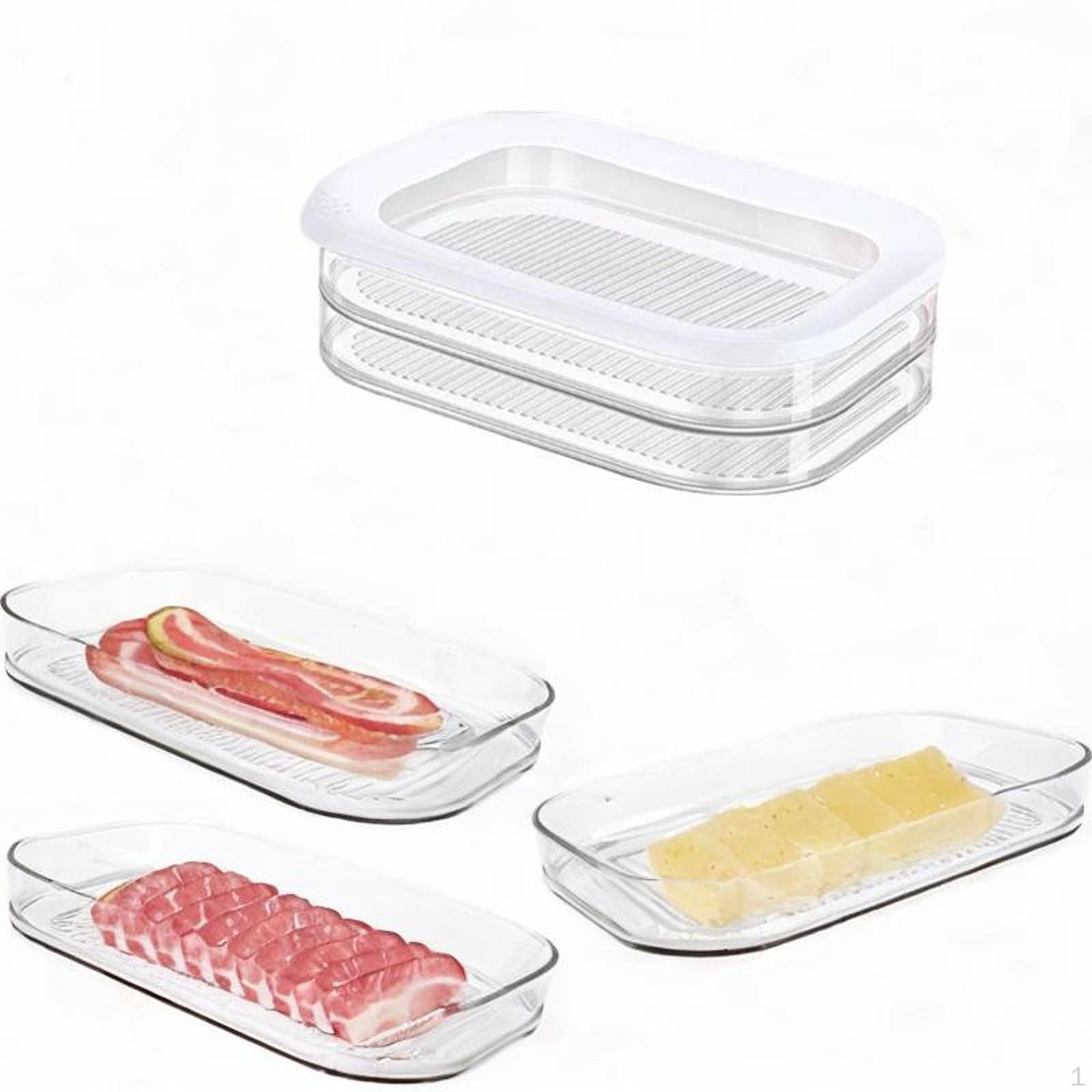Food Storage Box for Refrigerator Meat Container with Lid Pantry Organization Double Layer
Food Storage Box for Refrigerator Meat Container with Lid Pantry Organization Double Layer