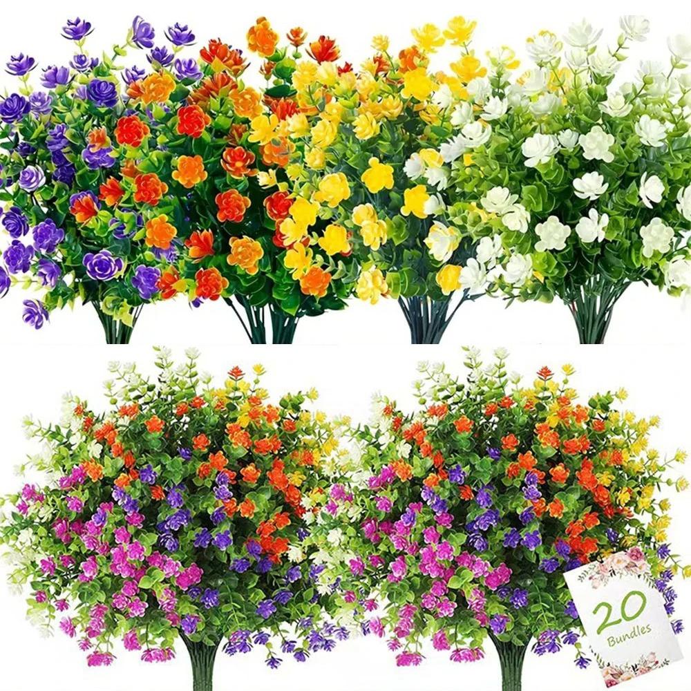 1 Bundle Artificial Flowers Outdoor UV Resistant Shrubs Plants Fake Flower Greenery for Office Kitchen Wedding Garden Decor
1 Bundle Artificial Flowers Outdoor UV Resistant Shrubs Plants Fake Flower Greenery for Office Kitchen Wedding Garden Decor
