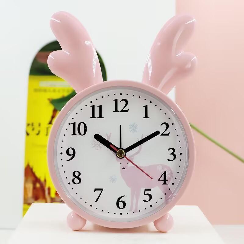 Cartoon Elk Student Mute Alarm Clock Creative Cute Simple Children Desktop Clock Bedroom Bedside Table
Cartoon Elk Student Mute Alarm Clock Creative Cute Simple Children Desktop Clock Bedroom Bedside Table