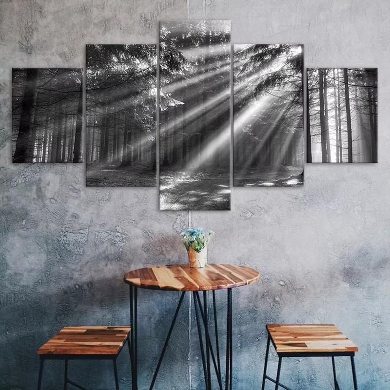 5 Pieces Modern Art Black White Landscape Canvas Painting Tree Lake River Posters Prints for Living Room Home Decoration Quadro 20x35-20x45-20x55cm
5 Pieces Modern Art Black White Landscape Canvas Painting Tree Lake River Posters Prints for Living Room Home Decoration Quadro 20x35-20x45-20x55cm