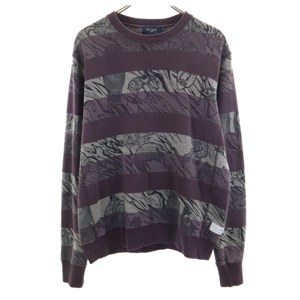Paul Smith JEANS border Long sleeve trainer L Purple sweat Men s Used
Paul Smith JEANS border Long sleeve trainer L Purple sweat Men s Used