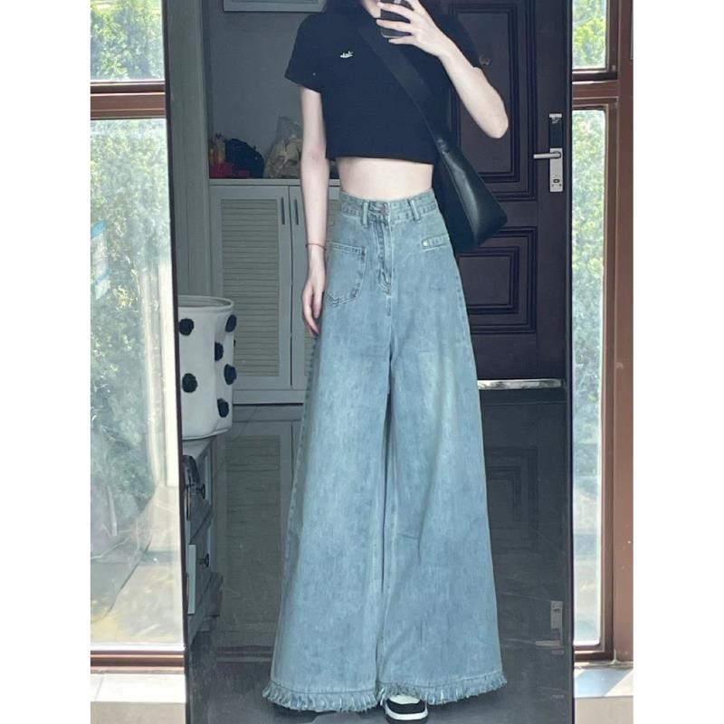 Маленькие джинсы с высокой талией и широкими штанинами в стиле ретро с кисточками M - For 98-108 kg
Маленькие джинсы с высокой талией и широкими штанинами в стиле ретро с кисточками M - For 98-108 kg